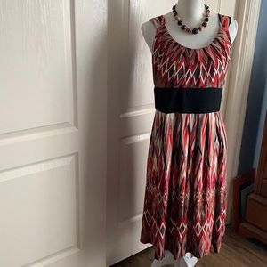 💥R & M Richards Print Dress- Size 12💥